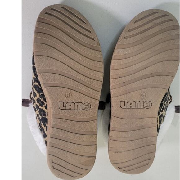 Lam Shoes Cheetah Print Womens 8 Fun Casual Sassy Fleece Lined Comfort Shoes - Picture 7 of 7